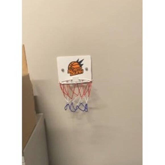 Slam Dunk Bedroom Bathroom Toilet Office Desktop Mini Basketball Decompress Game - Picture 1 of 2